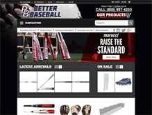 Tablet Screenshot of betterbaseball.com